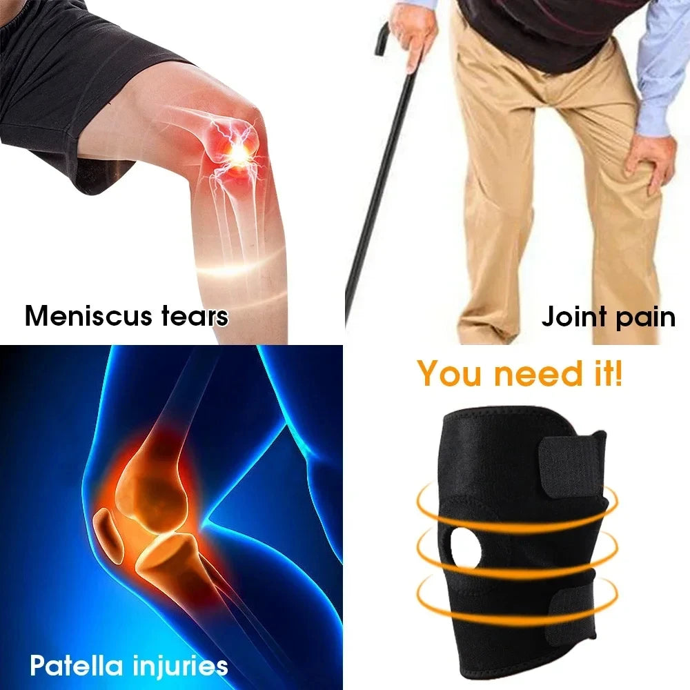 Fabric knee brace