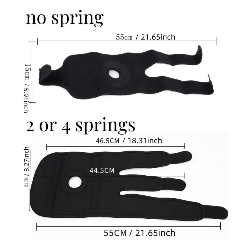 Fabric knee brace