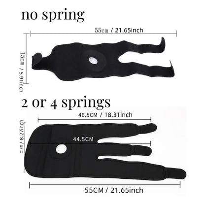 Fabric knee brace